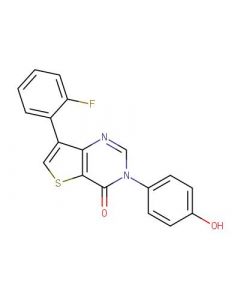 Astatech 7-(2-FLUOROPHENYL)-3-(4-HYDROXYPHENYL)THIENO[3,2-D]PYRIMIDIN-4(3H)-ONE; 0.25G; Purity 95%; MDL-MFCD31555961